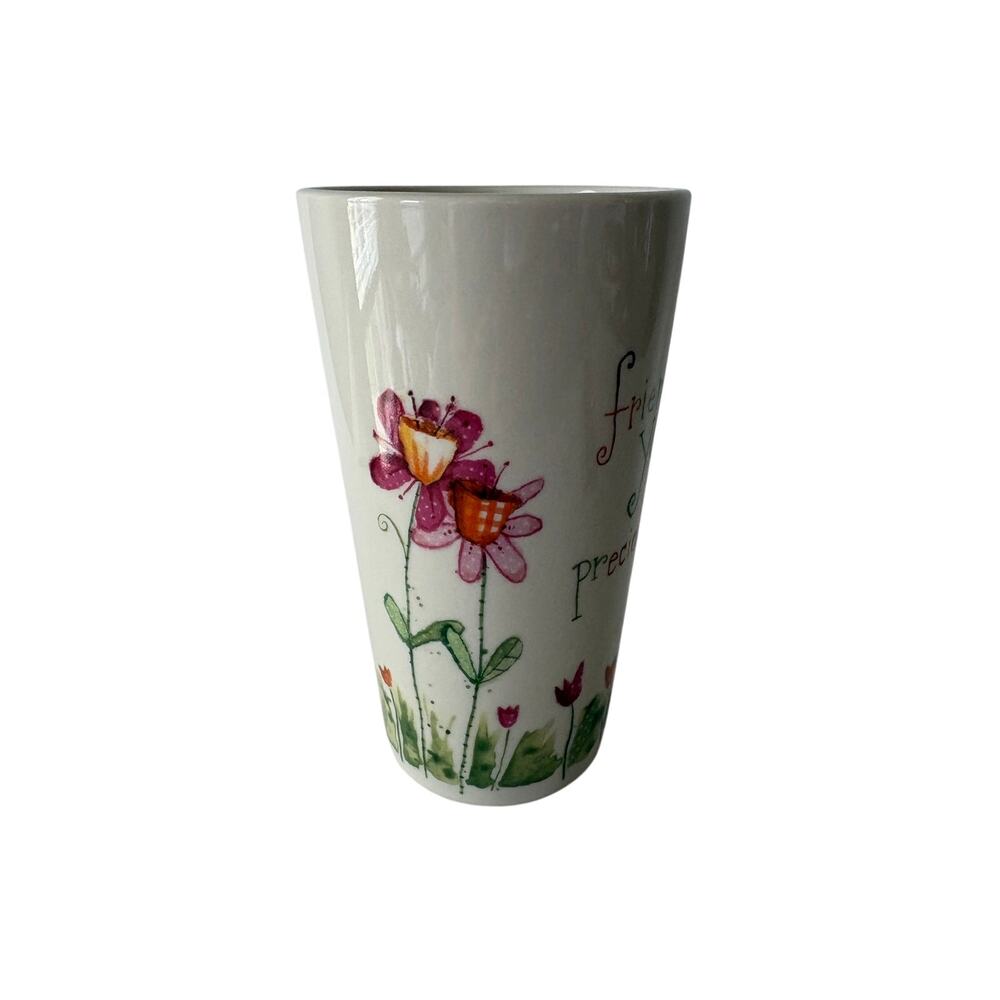 Natural Life Friends Like You Are Precious & Few Ceramic Mug Olika Floral 5.25” - Picture 2 of 7